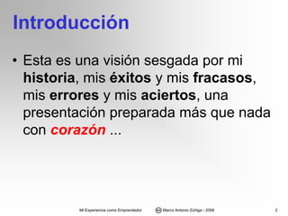 Mi visión del emprendimiento v42