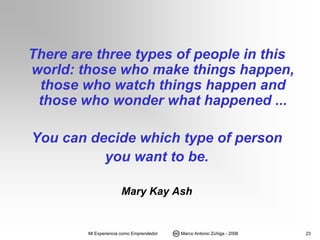 Mi visión del emprendimiento v42