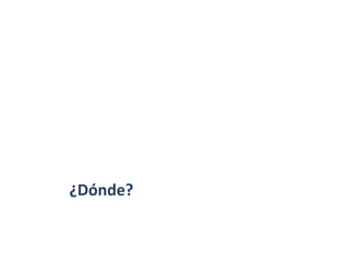 ¿Dónde?
 