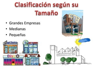 • Grandes Empresas
• Medianas
• Pequeñas