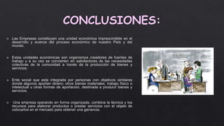 ¿Què es la Empresa?