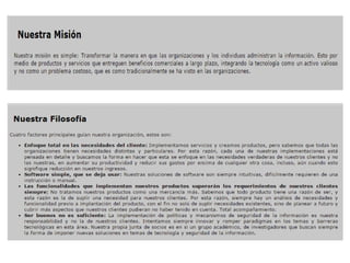 Datos de las Empresa