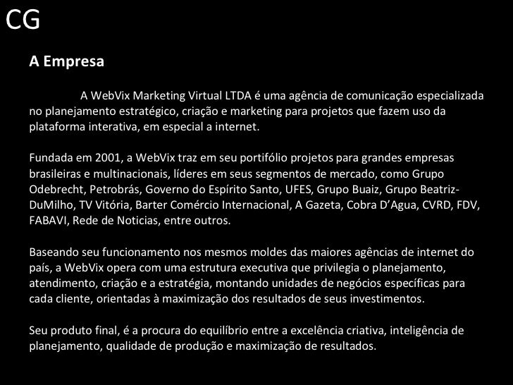 Questionário Empresa Webvix