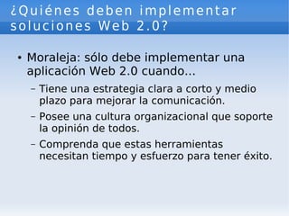 Web 2.0 y Empresa 2.0