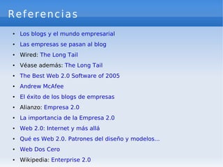 Web 2.0 y Empresa 2.0