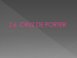 2.6. CRUZ DE PORTER