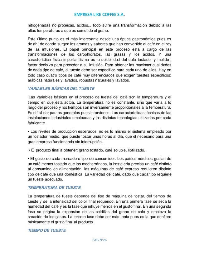Proyecto de cafe tostado y molido pdf