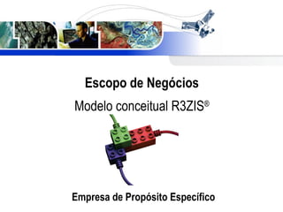 Escopo de Negócios Modelo conceitual R3ZIS ® ,[object Object]