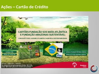 Ações – Cartão de Crédito
 