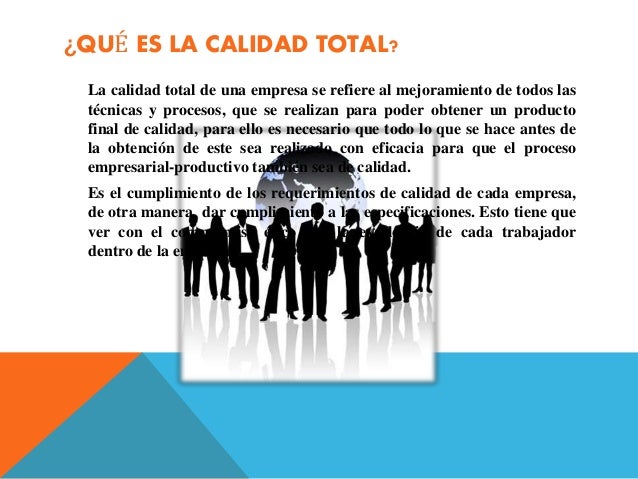 calidad y administracion en las empresas