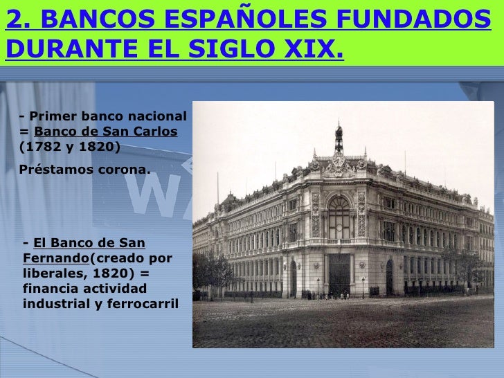 empresas y bancos de España, siglo XIX