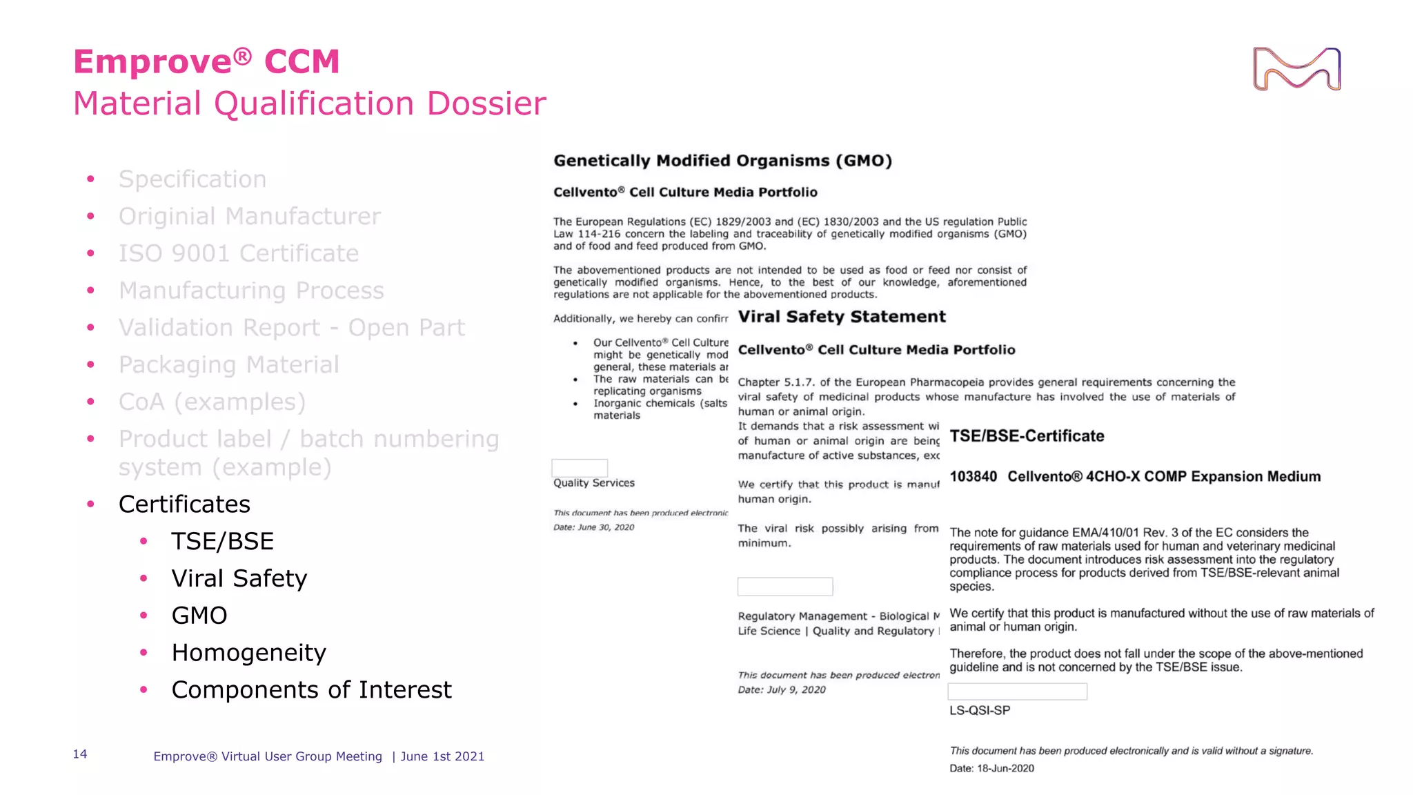 The Emprove® Program: Introduction of New Portfolio Additions | PDF