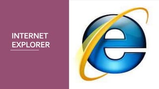 INTERNET
EXPLORER
 
