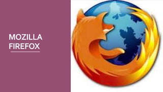 MOZILLA
FIREFOX
 