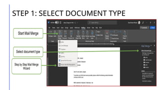 STEP 1: SELECT DOCUMENT TYPE
 