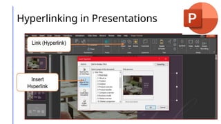 Hyperlinking in Presentations
 
