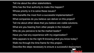 Stop Pitching, Start Solving -Helping Customers Discover What They Really Want!