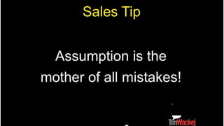 Stop Pitching, Start Solving -Helping Customers Discover What They Really Want!