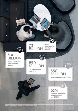 Ericsson Mobility Report, November 2015 - Mobile Business Trends 2015