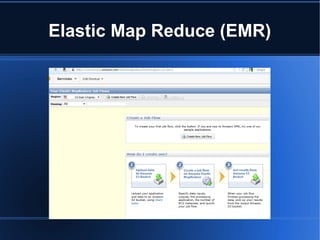 Elastic Map Reduce (EMR)
 