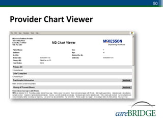 50



Provider Chart Viewer

      The ED Report is a quick glance of all HEC charting data.
 