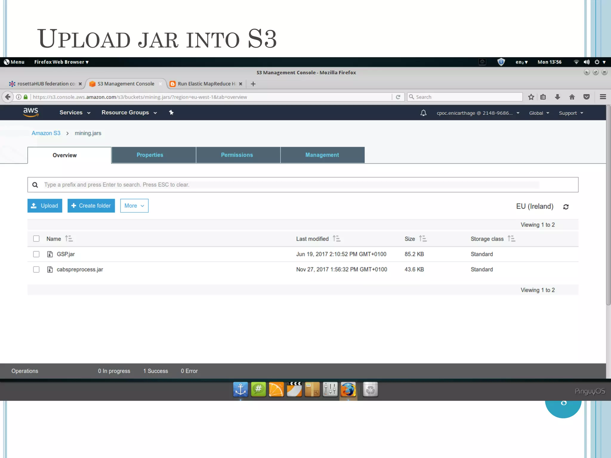 UPLOAD JAR INTO S3
8
 