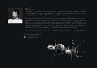 Lighting Design Portfolio PPT