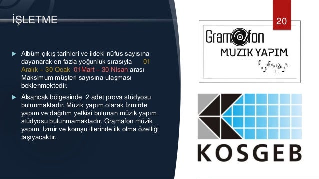Kosgeb Gramafon Muzik Yapim