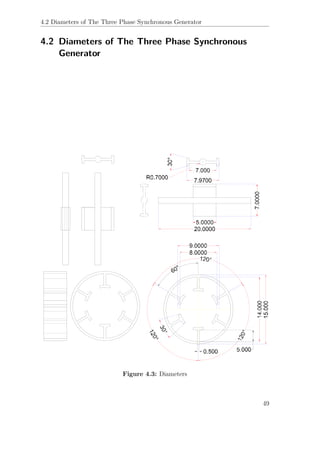 4.2 Diameters of The Three Phase Synchronous Generator
4.2 Diameters of The Three Phase Synchronous
Generator
Figure 4.3: Diameters
49
 