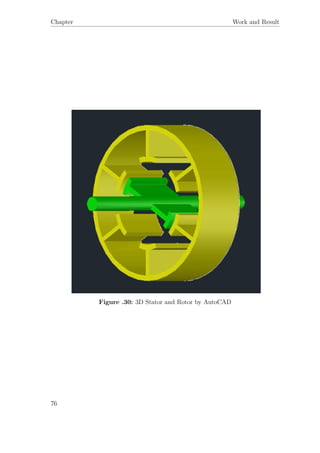 Chapter Work and Result
Figure .30: 3D Stator and Rotor by AutoCAD
76
 