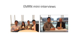《急診住院醫師交流網》想法與理念 EMRN Framework | PPTX