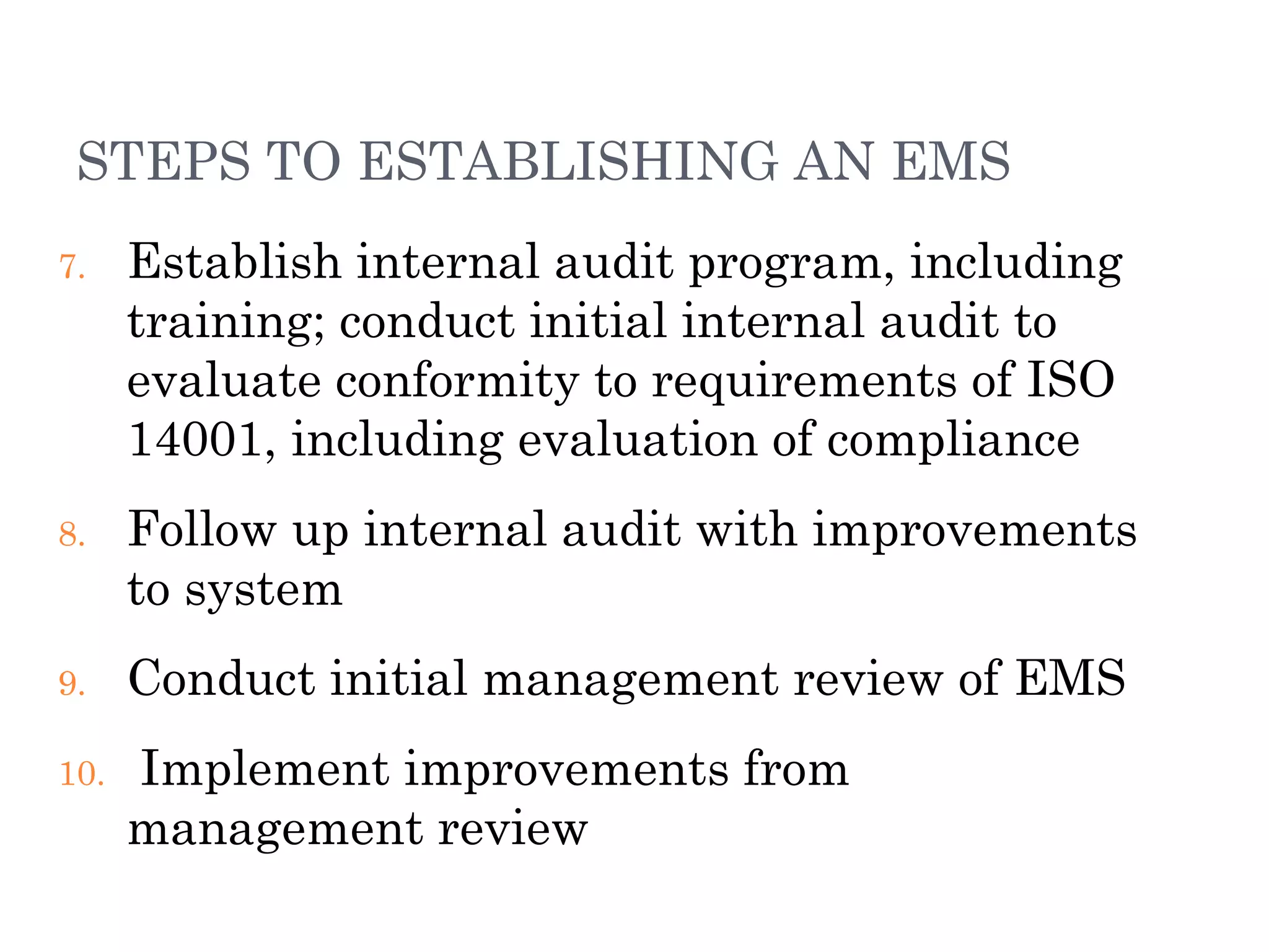 ENVIRONMENTAL MANAGEMENT SYSTEM | PPT