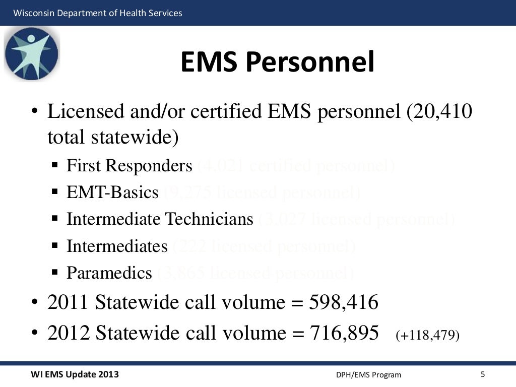 2013 Wisconsin EMS Update