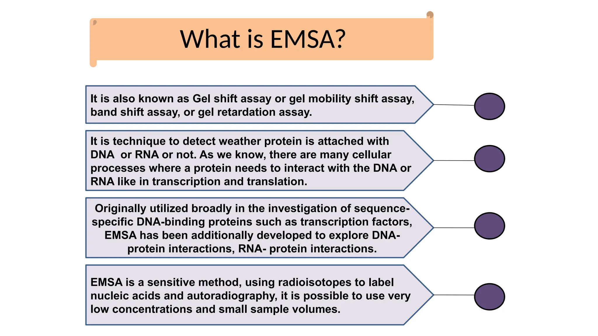 EMSA(Electrophoretic mobility shift assay.ppt