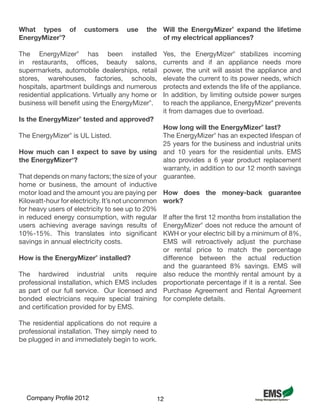 Ems Company Profile | PDF