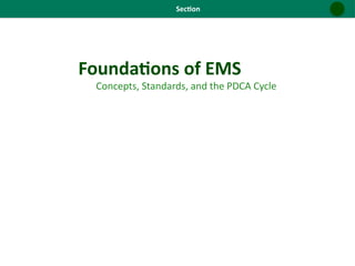 Comprehensive Environmental Management System (EMS) Framework with ...