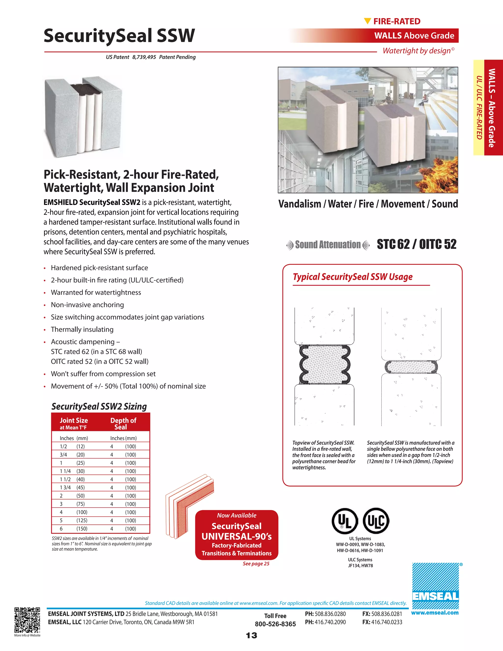 Emseal expansion joint and precompressed sealant catalog for ...