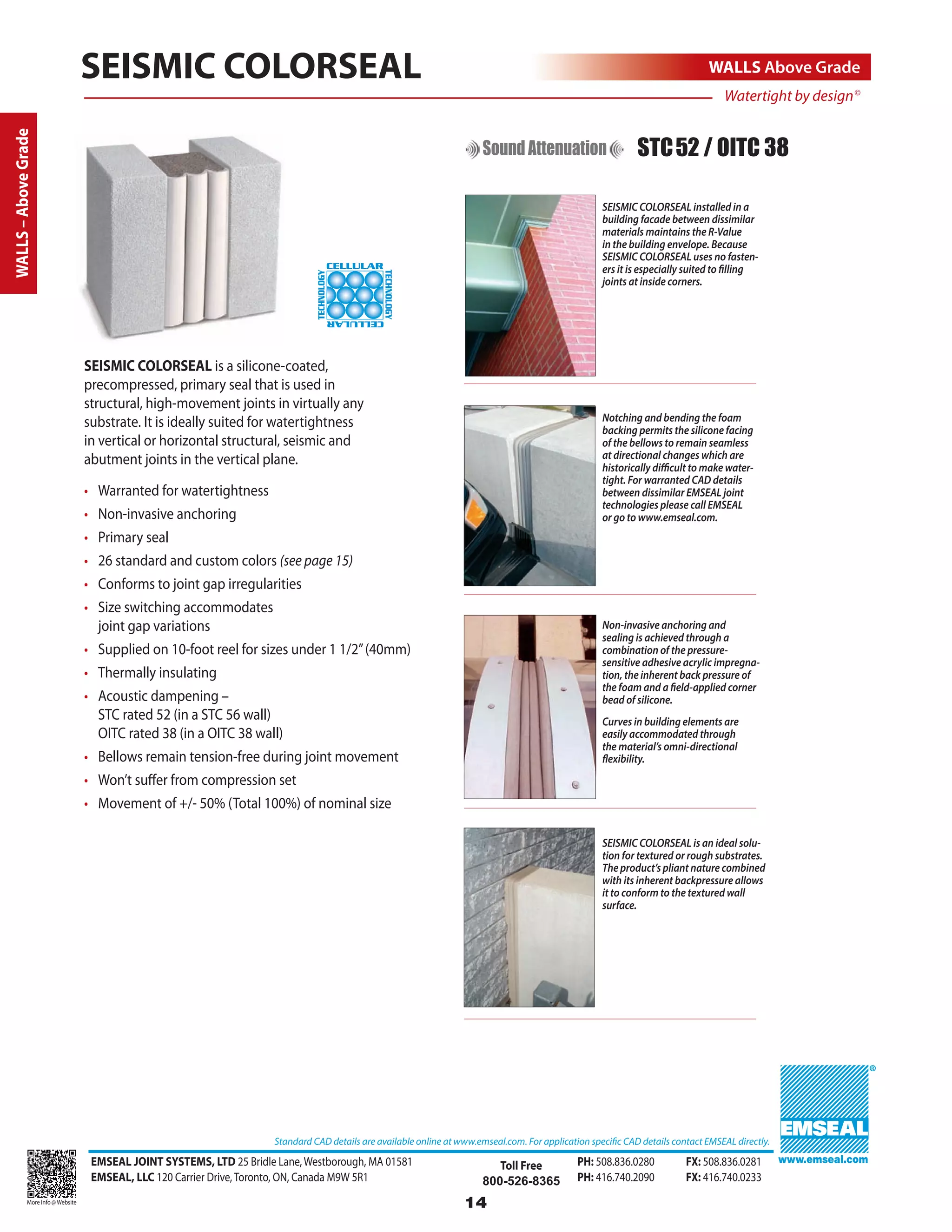Emseal expansion joint and precompressed sealant catalog for ...