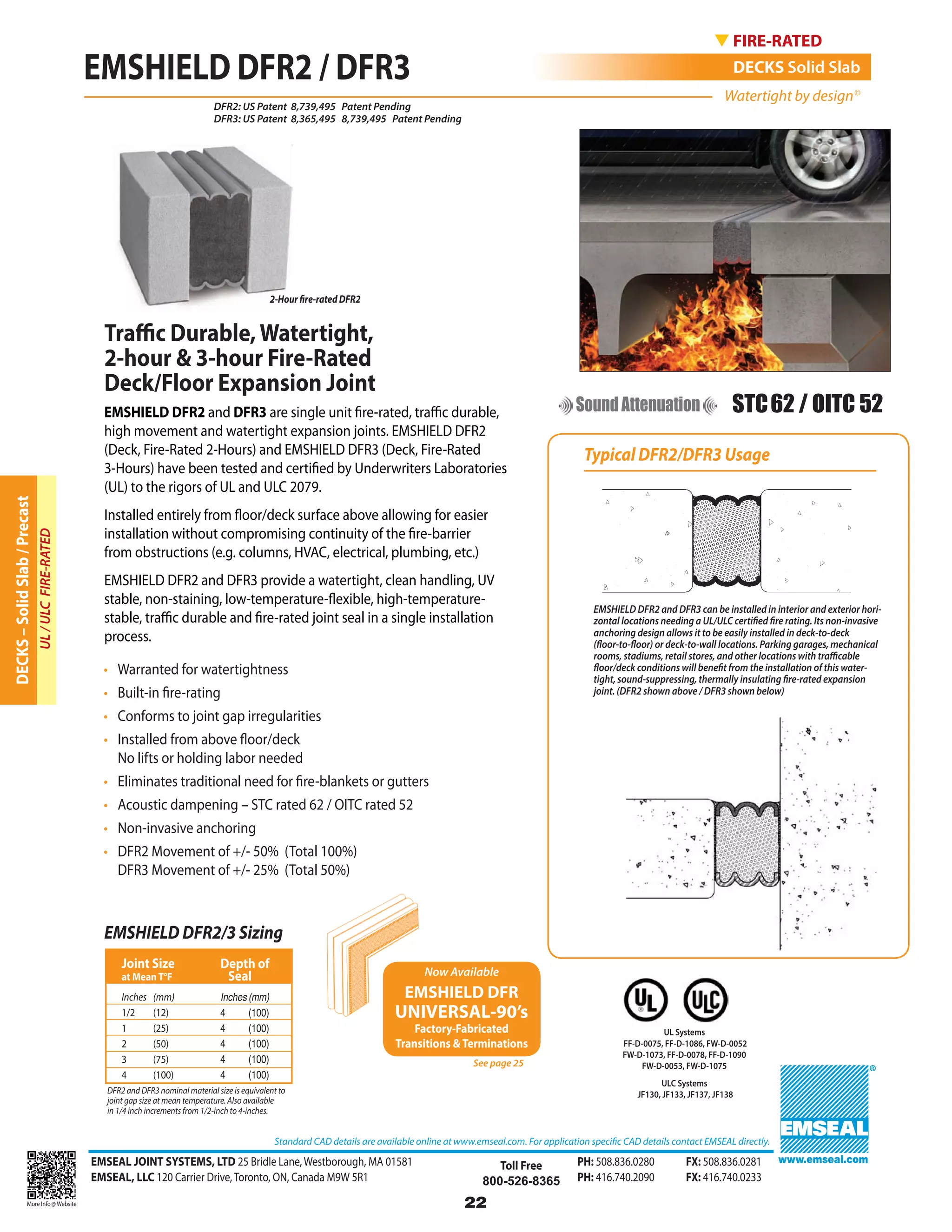 Emseal expansion joint and precompressed sealant catalog for ...