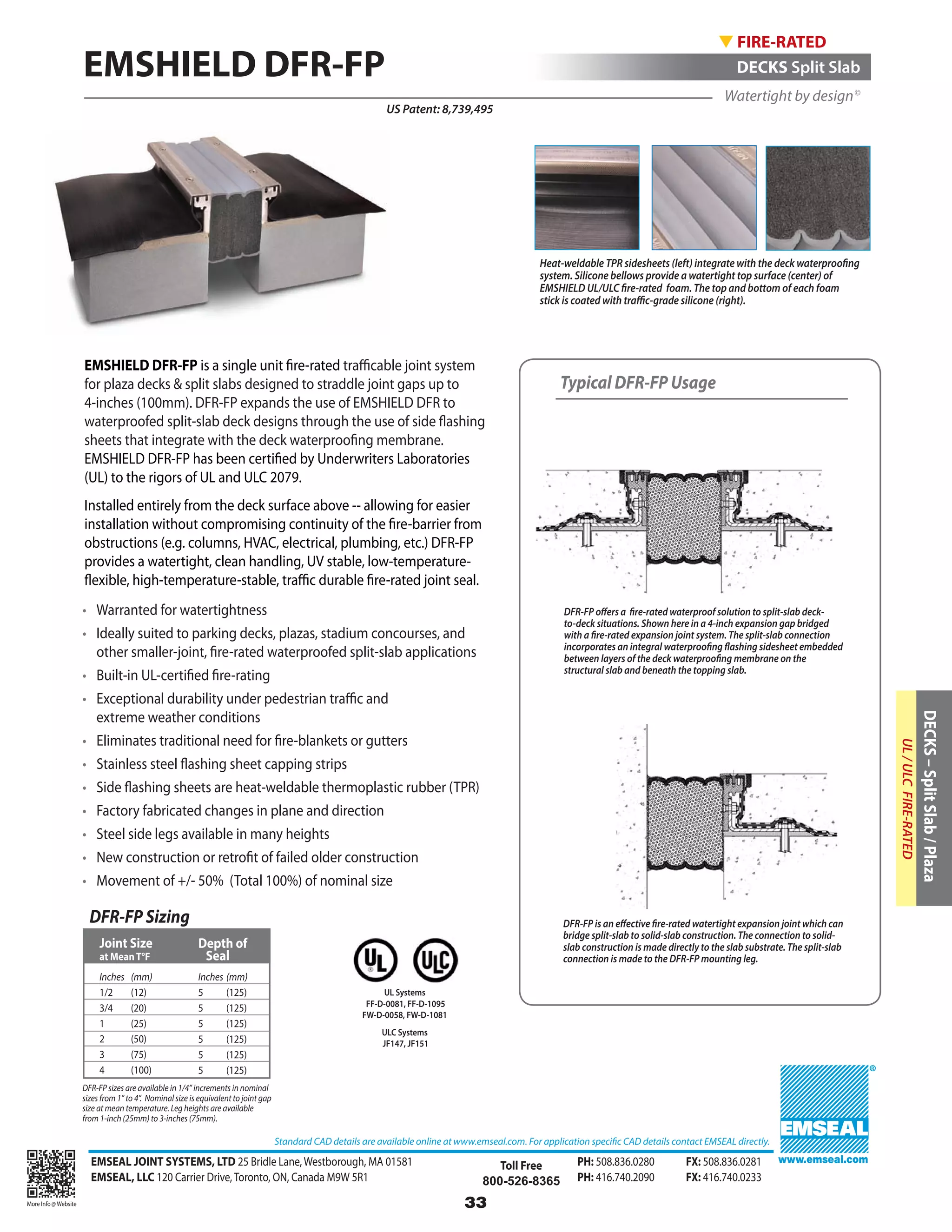 Emseal expansion joint and precompressed sealant catalog for ...