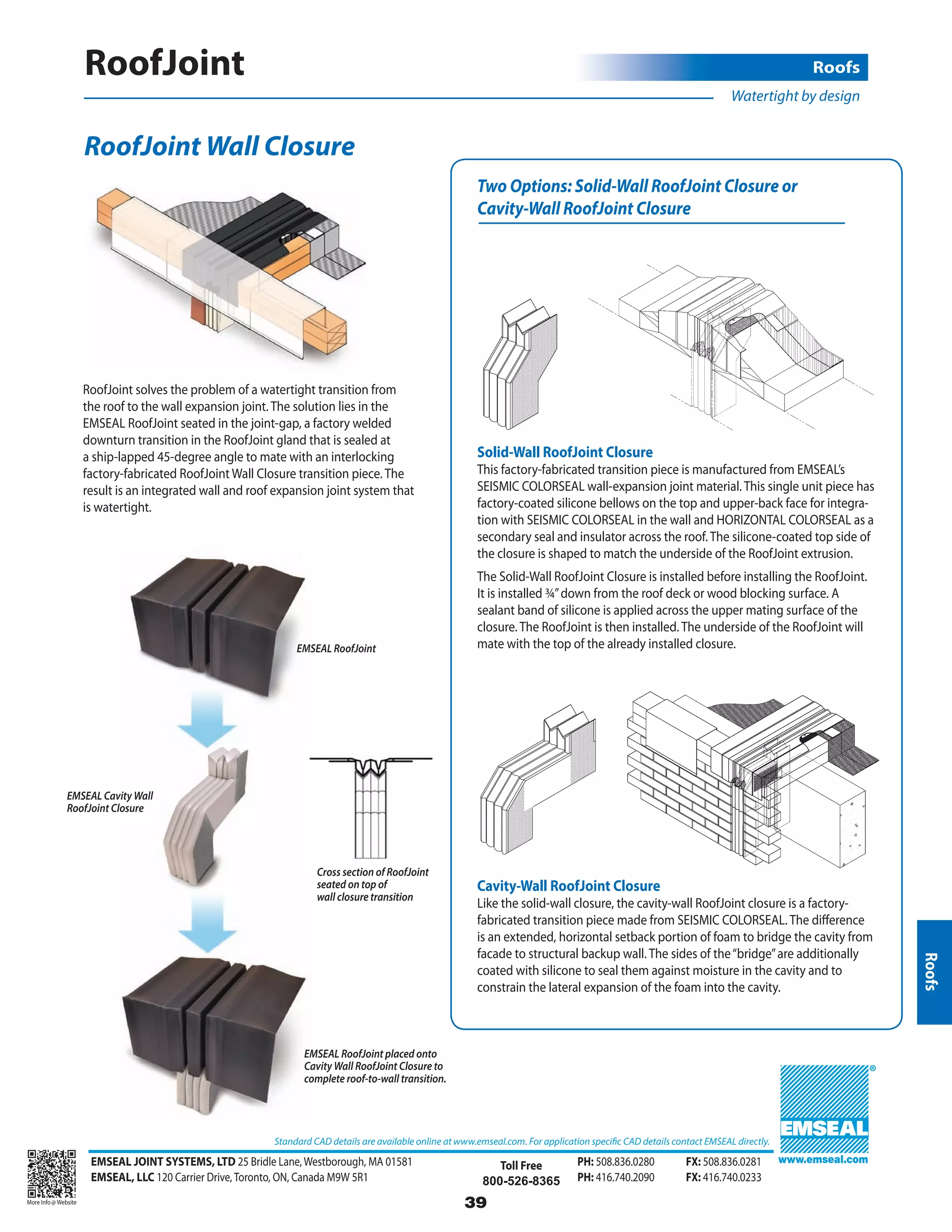 Emseal expansion joint and precompressed sealant catalog for ...