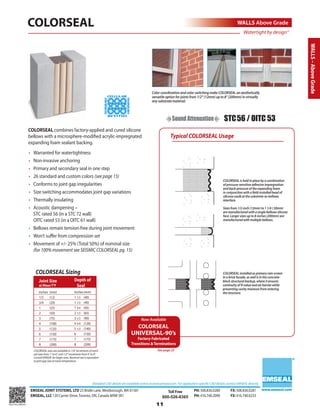 Emseal expansion joint and precompressed sealant catalog for ...