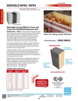 Emseal expansion joint and precompressed sealant catalog for ...