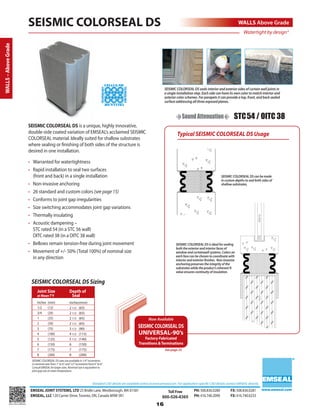 Emseal expansion joint and precompressed sealant catalog for ...