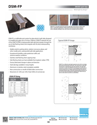 Emseal expansion joint and precompressed sealant catalog for ...
