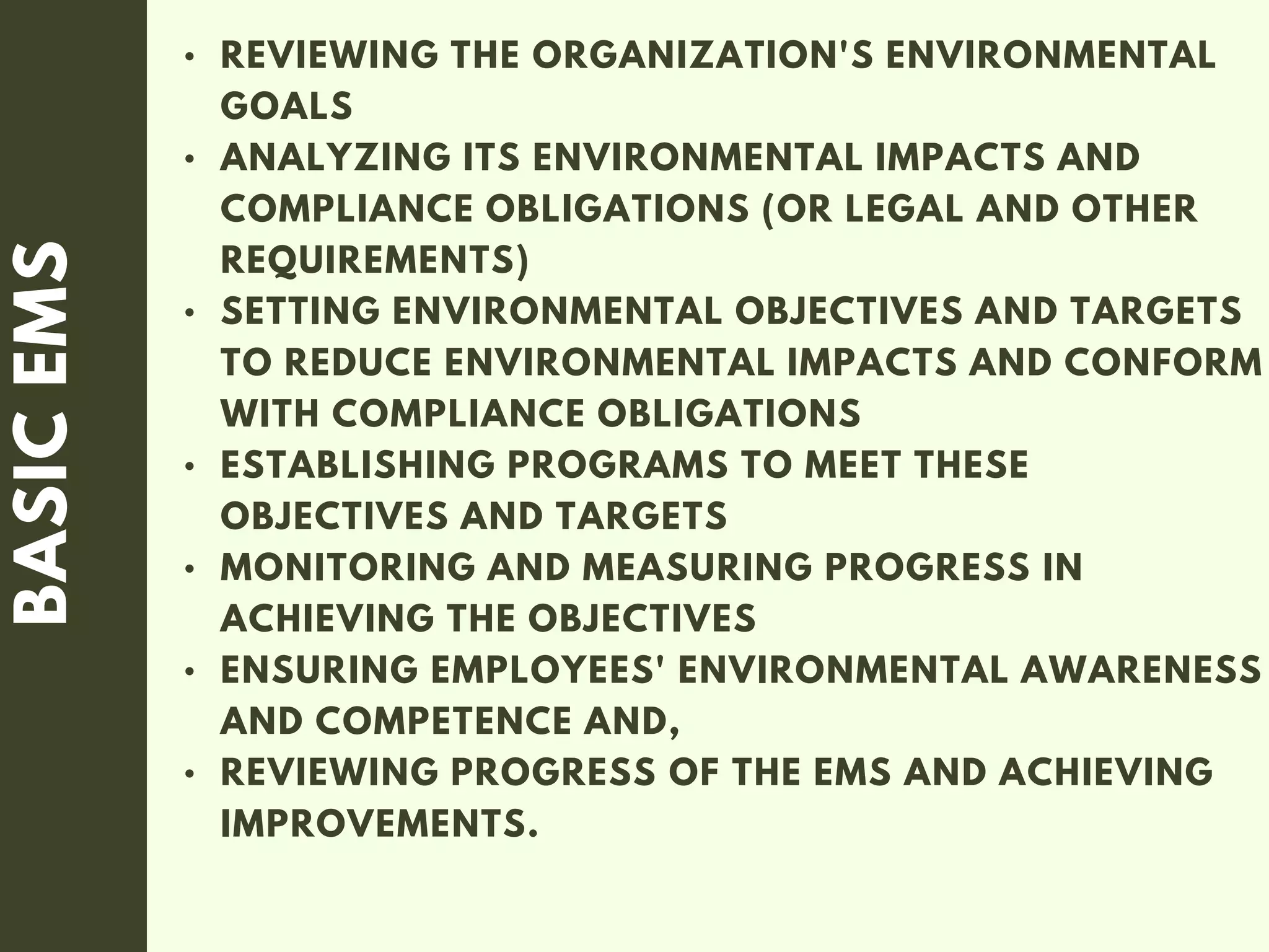 Environmental Csm ENVIRONMENTAL MANAGEMENT SYSTEM | PPTX