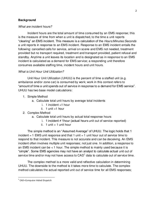 measuring and improving ems system performance chart method ems