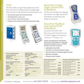 EMS Physio catalogue 2016 2017 | PDF