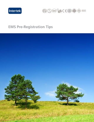 EMS Pre-Registration Tips
 
