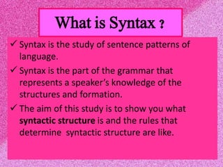 grammaticality, deep & surface structure, and ambiguity | PPT